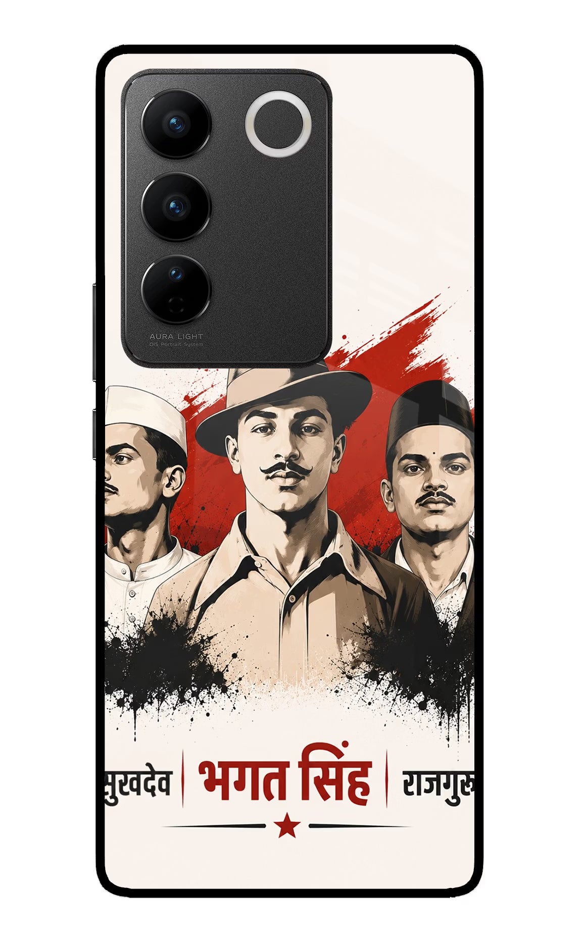 Sardar Patel Iron Will Vivo V27/V27 Pro Glass Case