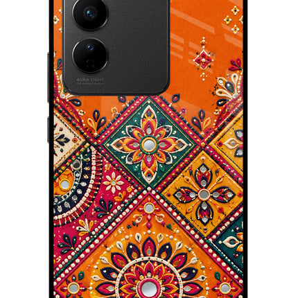 Kutch Glow Vivo V27/V27 Pro Glass Case