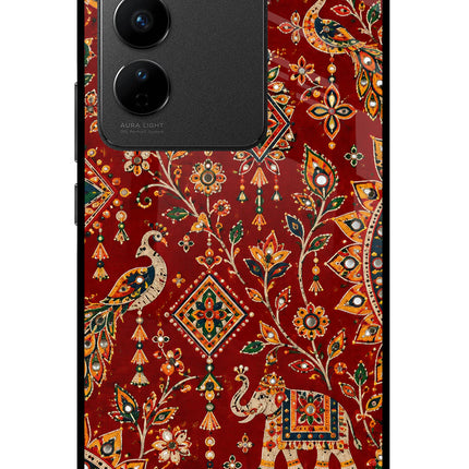 Laal Riwaaz Vivo V27/V27 Pro Glass Case