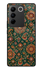 Green Pataka Vivo V27/V27 Pro Glass Case