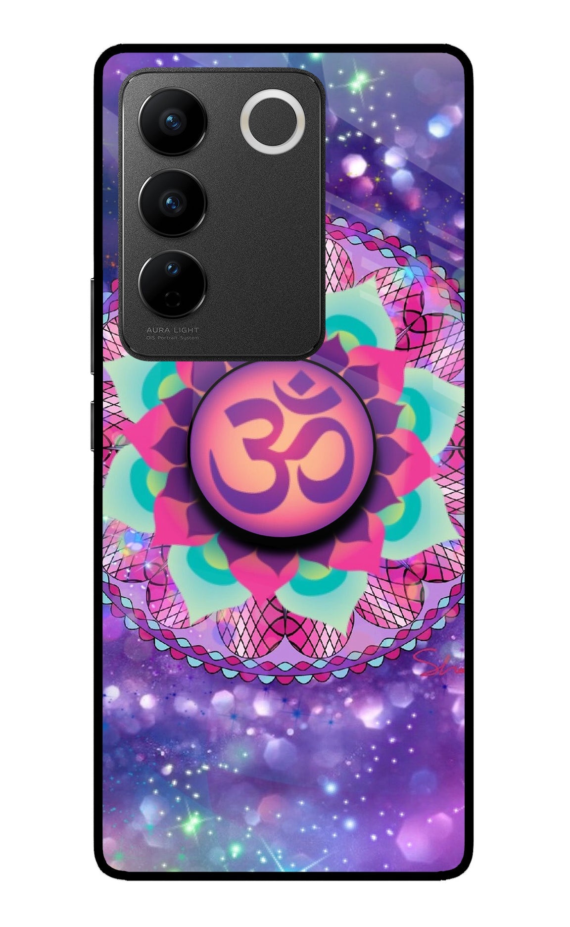 Om Purple Vivo V27/V27 Pro Pop Case