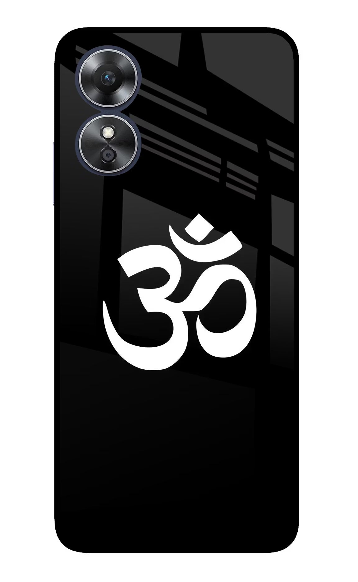 Om Oppo A17 Glass Case