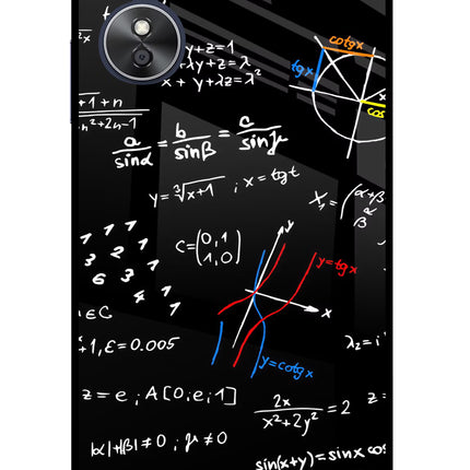 Mathematics Formula Oppo A17 Glass Case Back Cover by Casekaro