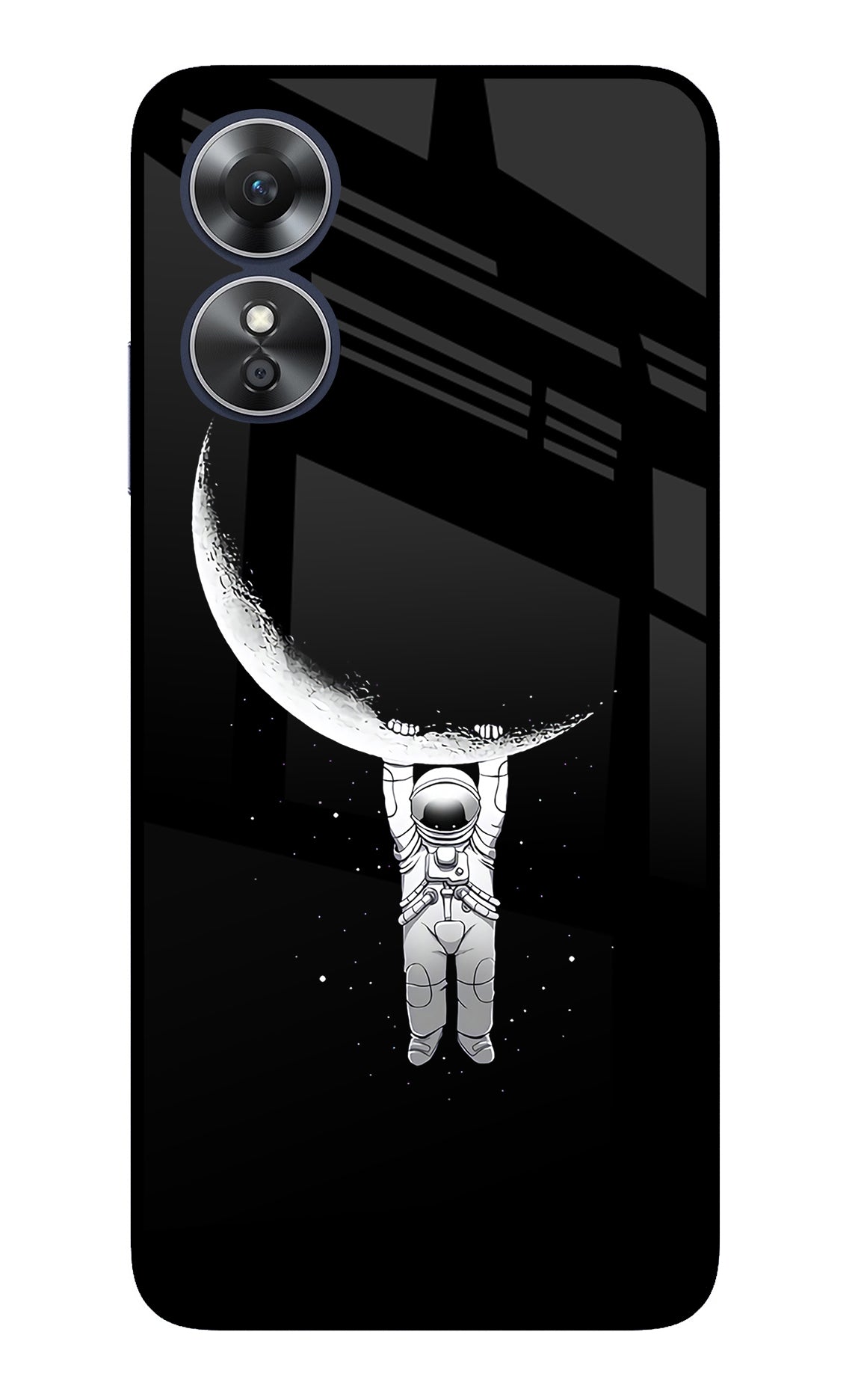 Moon Space Oppo A17 Back Cover