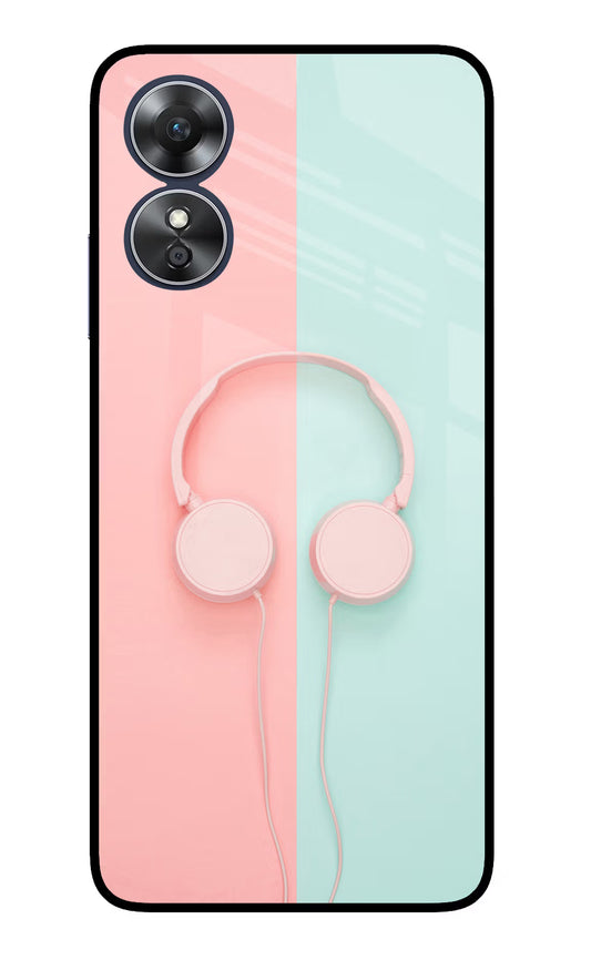 Music Lover Oppo A17 Glass Case