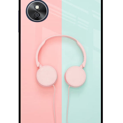 Music Lover Oppo A17 Glass Case Back Cover by Casekaro