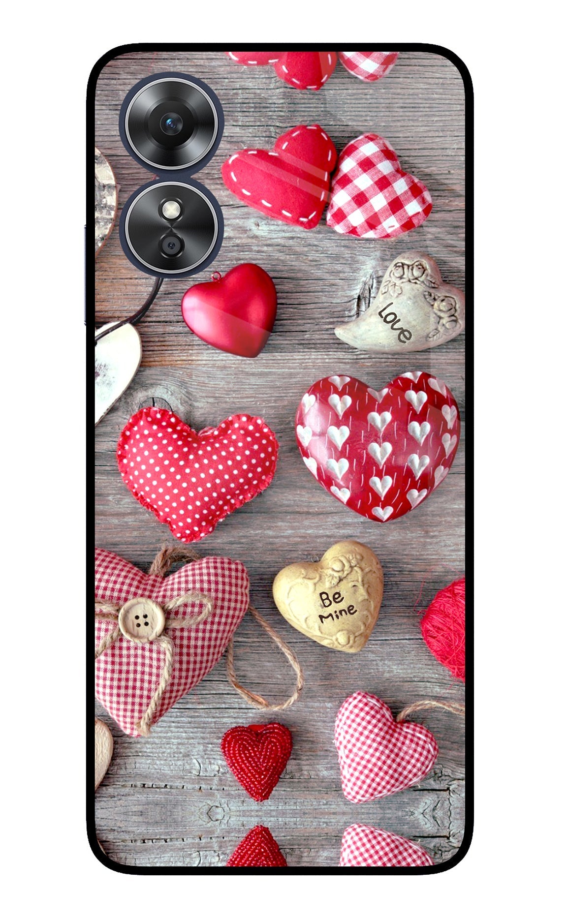 Love Wallpaper Oppo A17 Back Cover