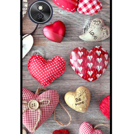 Love Wallpaper Oppo A17 Glass Case Back Cover by Casekaro