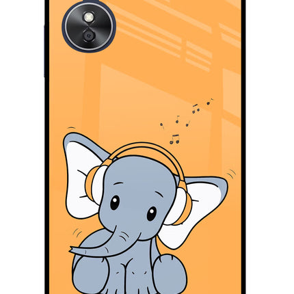 High On Music Oppo A17 Glass Case
