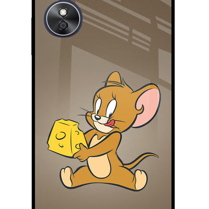 Jerry Oppo A17 Glass Case Back Cover by Casekaro