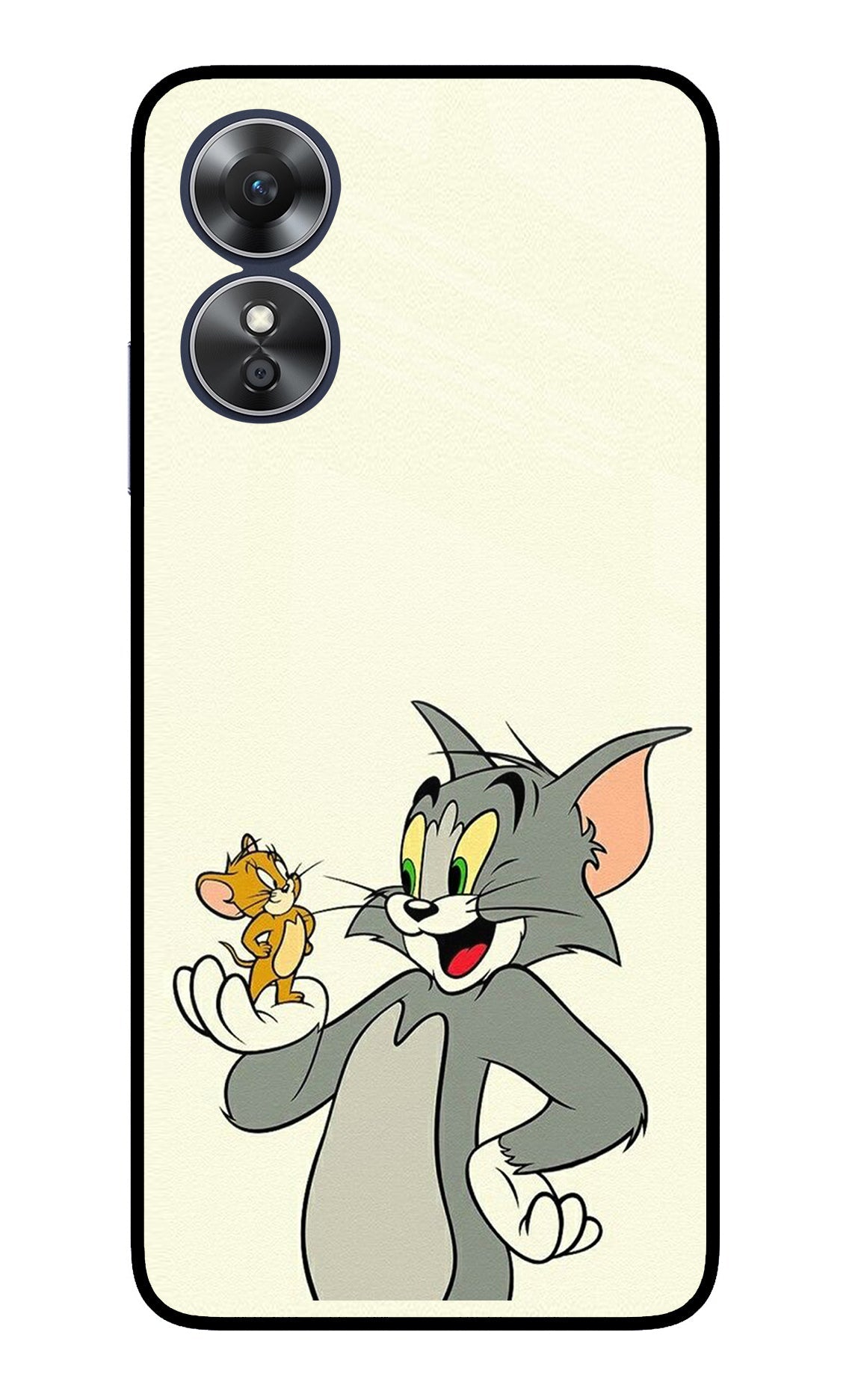 Tom & Jerry Oppo A17 Glass Case