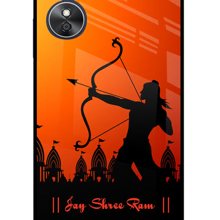 Lord Ram - 4 Oppo A17 Glass Case Back Cover by Casekaro