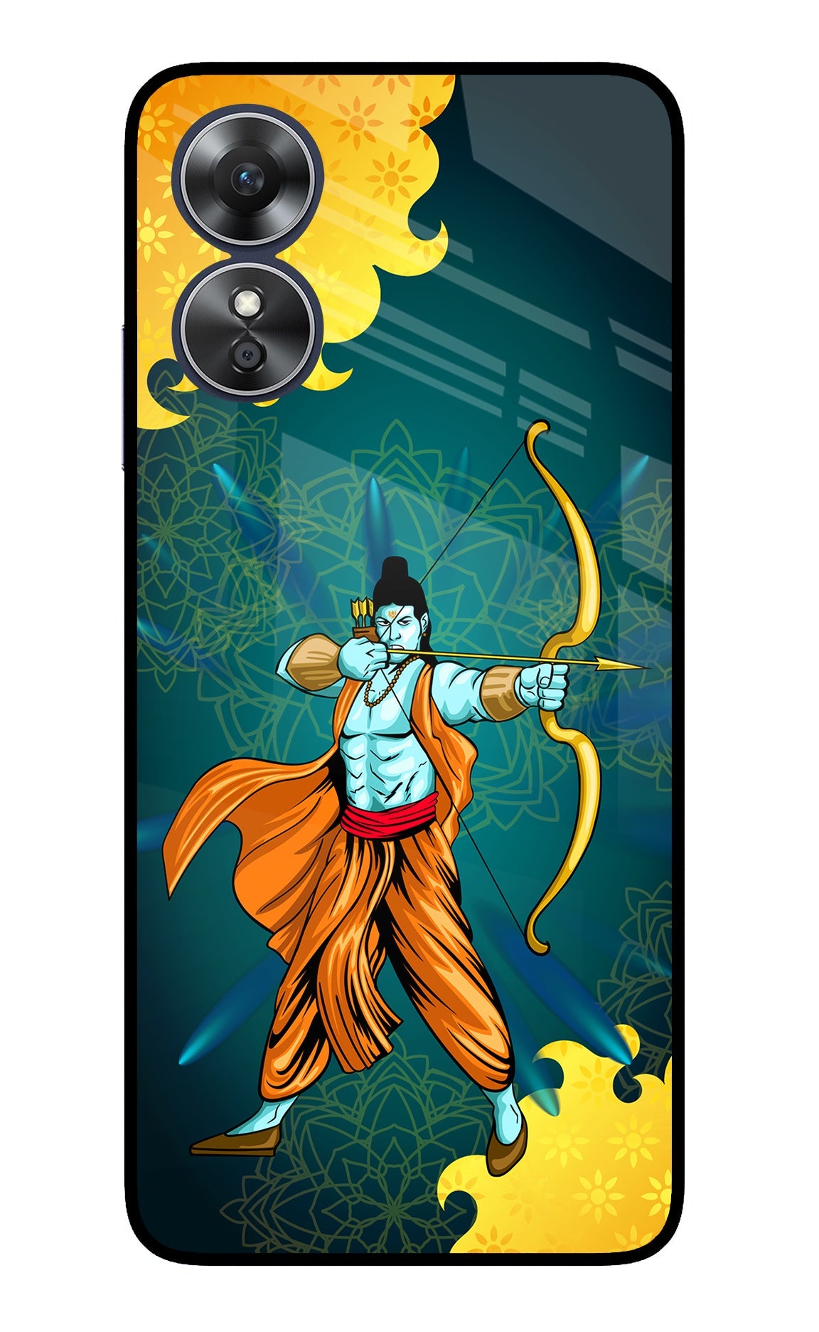 Lord Ram - 6 Oppo A17 Glass Case