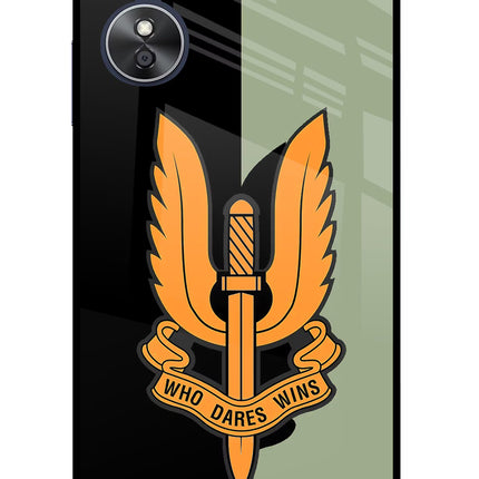 Balidan Logo Oppo A17 Glass Case Back Cover by Casekaro