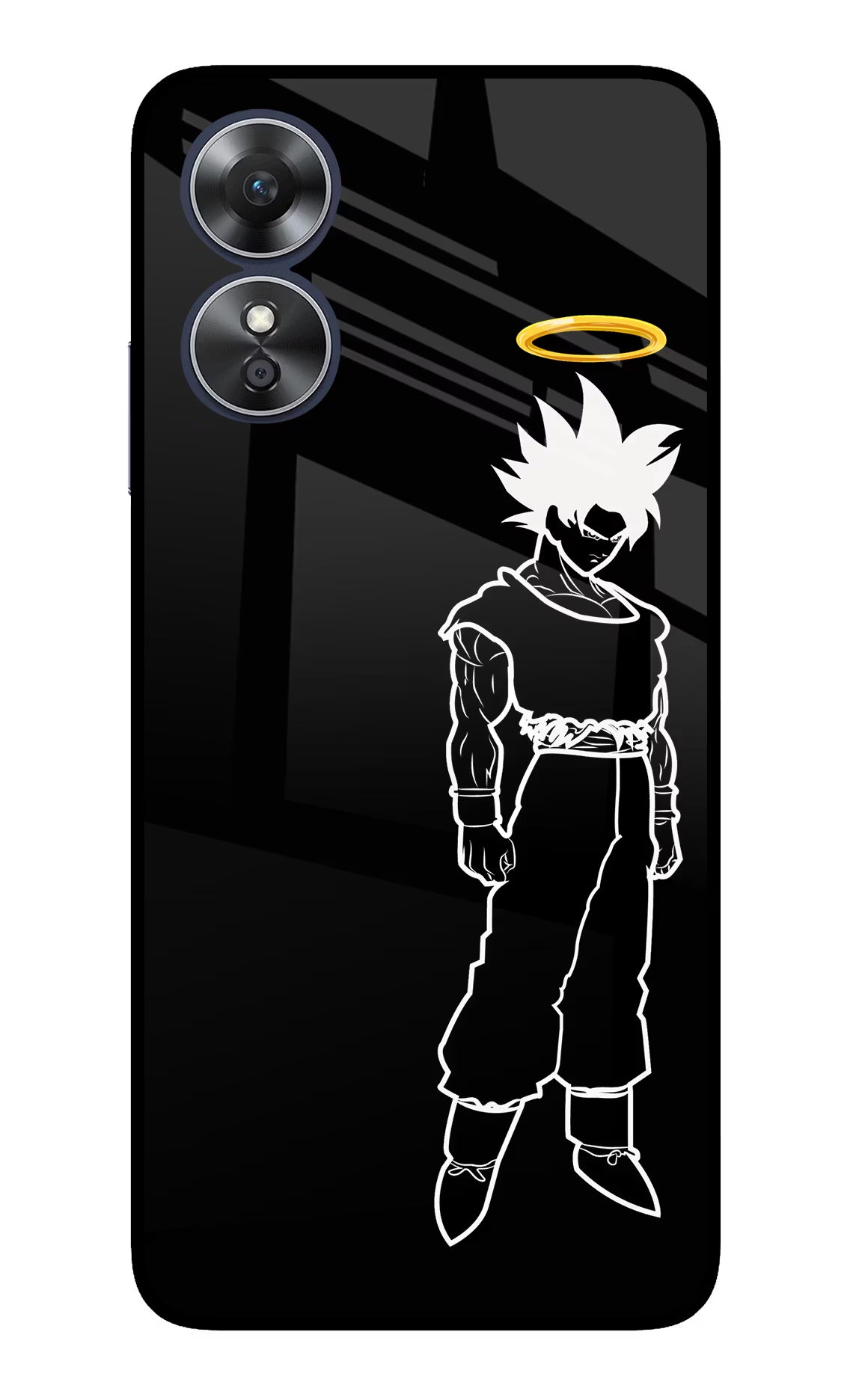 DBS Character Oppo A17 Glass Case Back Cover by Casekaro