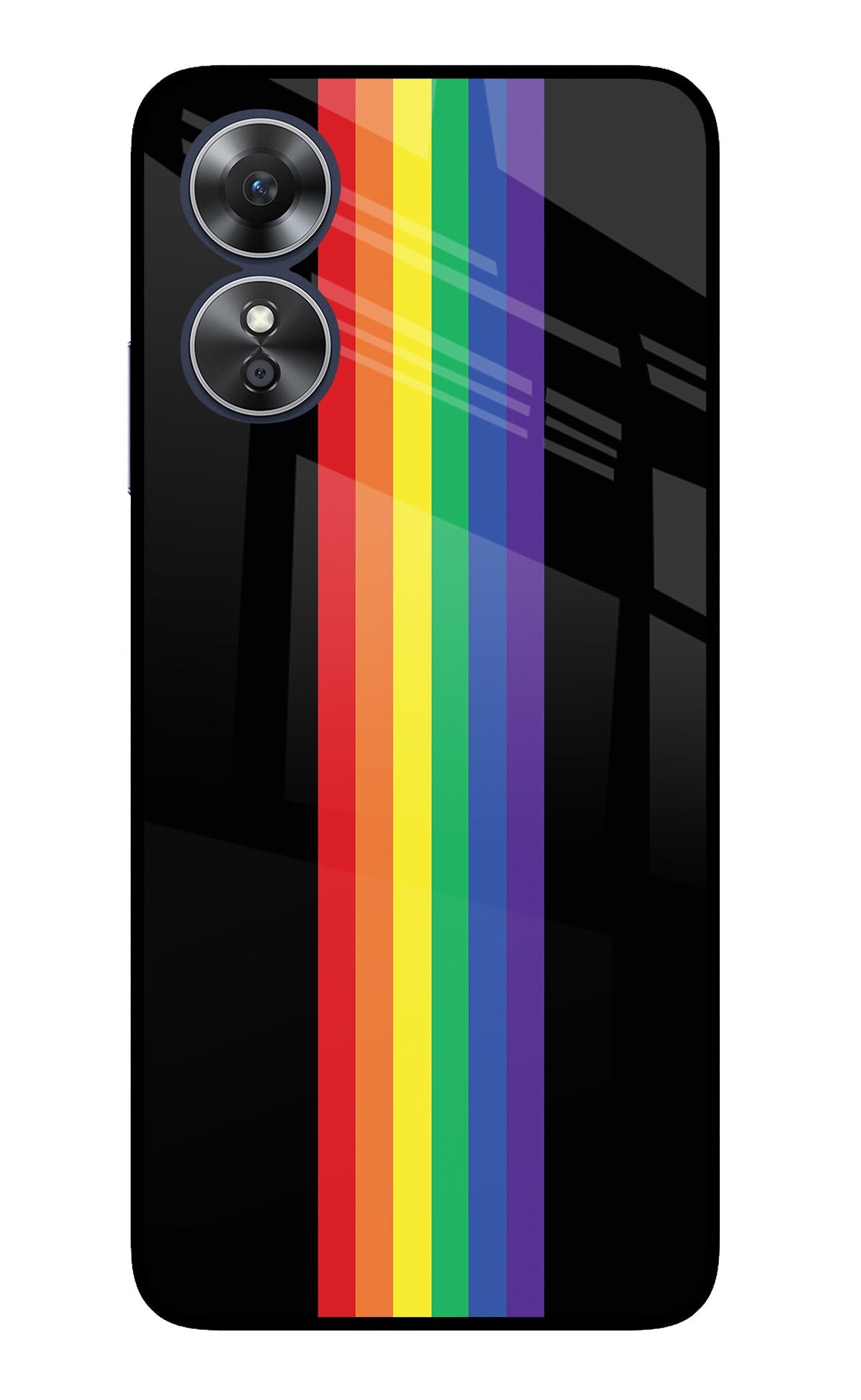 Pride Oppo A17 Glass Case