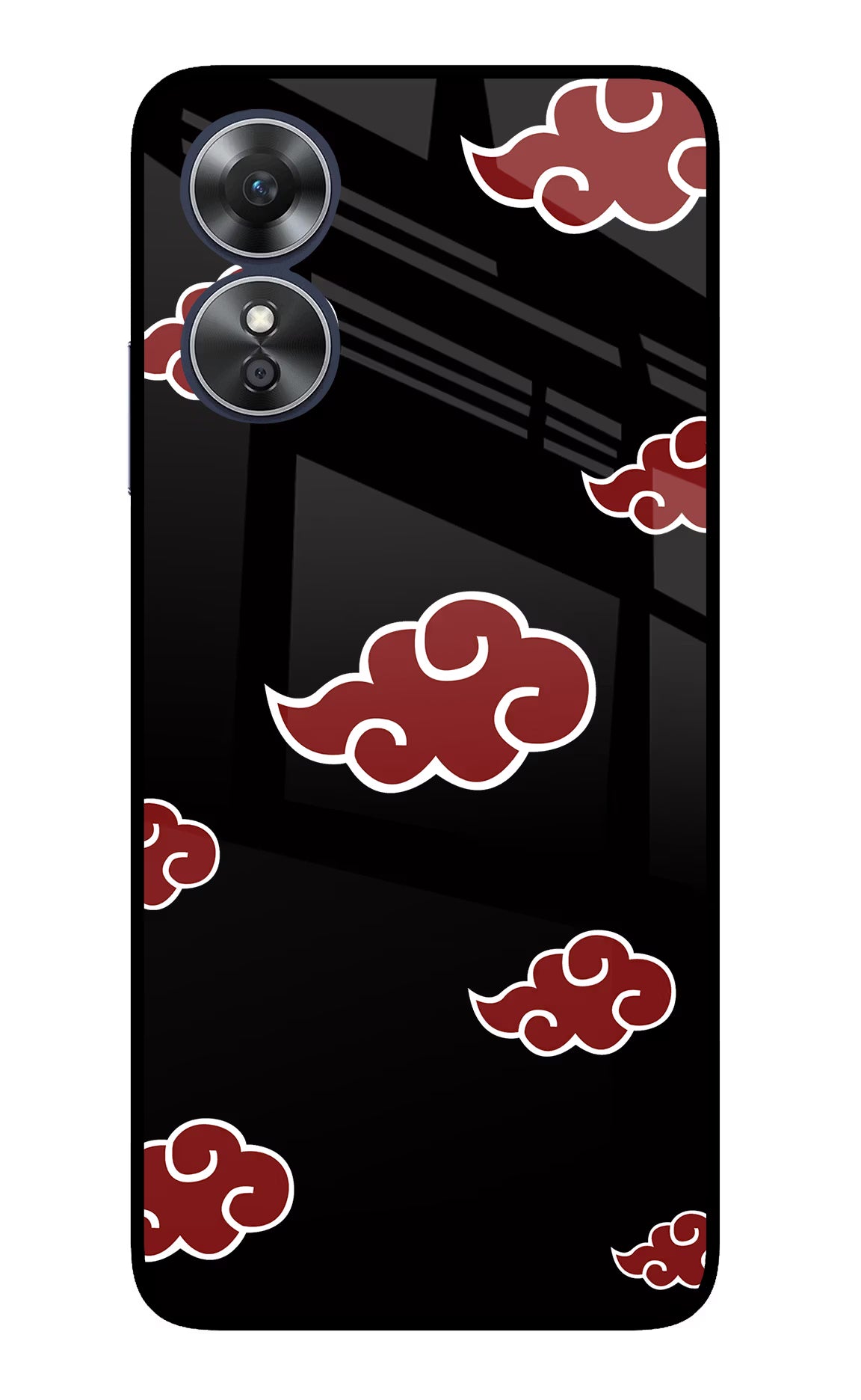 Akatsuki Oppo A17 Glass Case Back Cover by Casekaro
