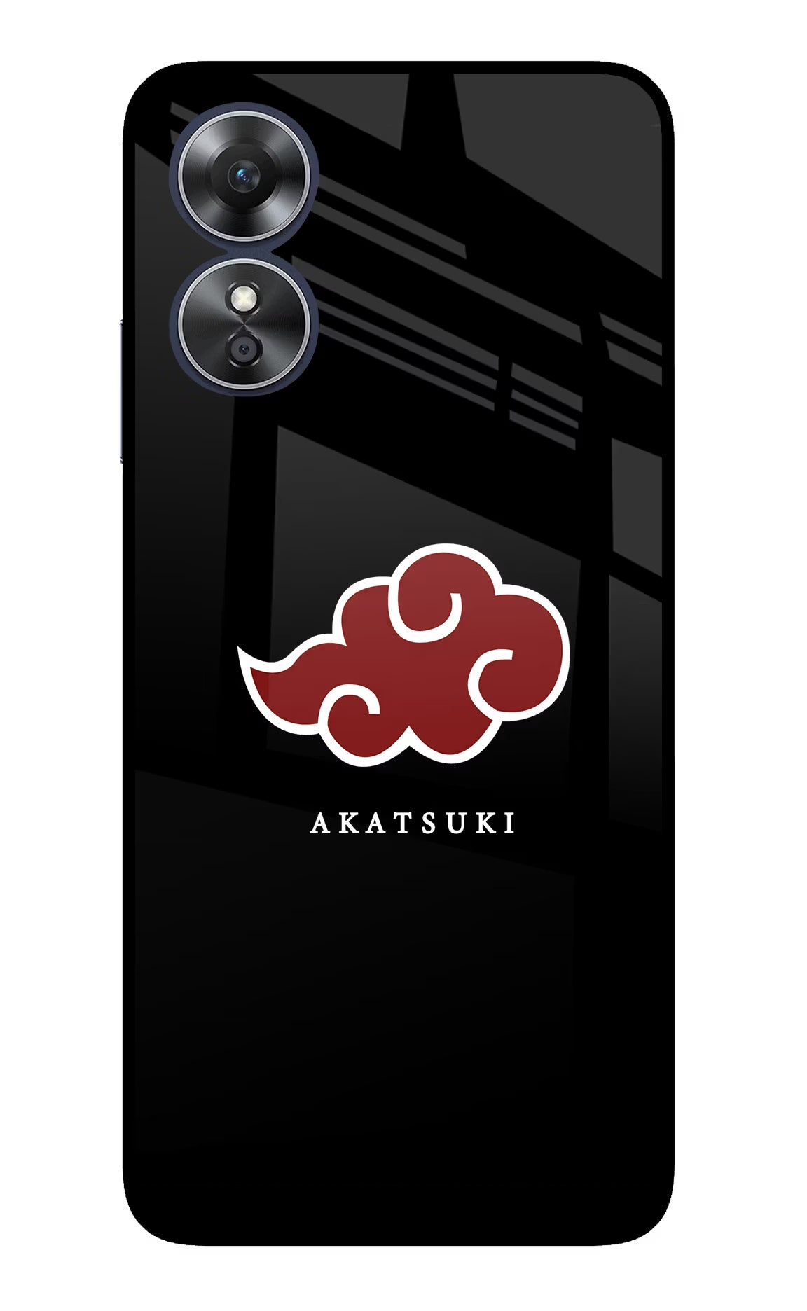 Akatsuki Oppo A17 Glass Case Back Cover by Casekaro