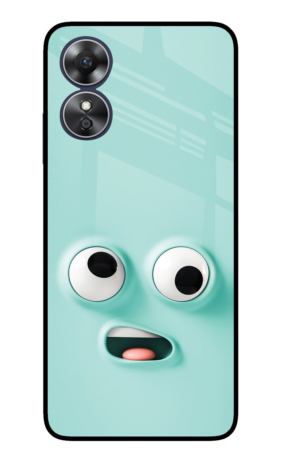 Funny Cartoon Oppo A17 Back Cover