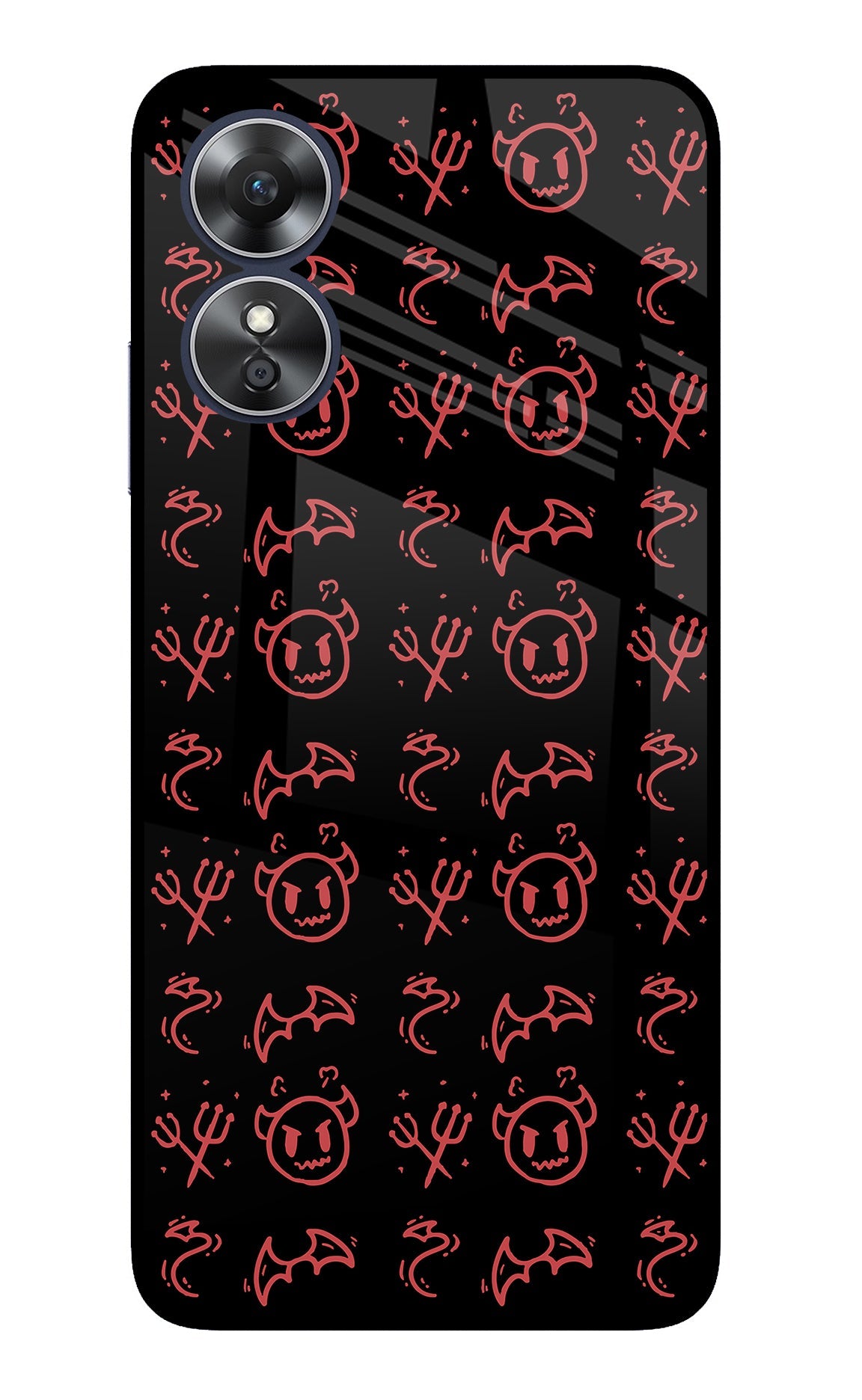 Devil Oppo A17 Back Cover