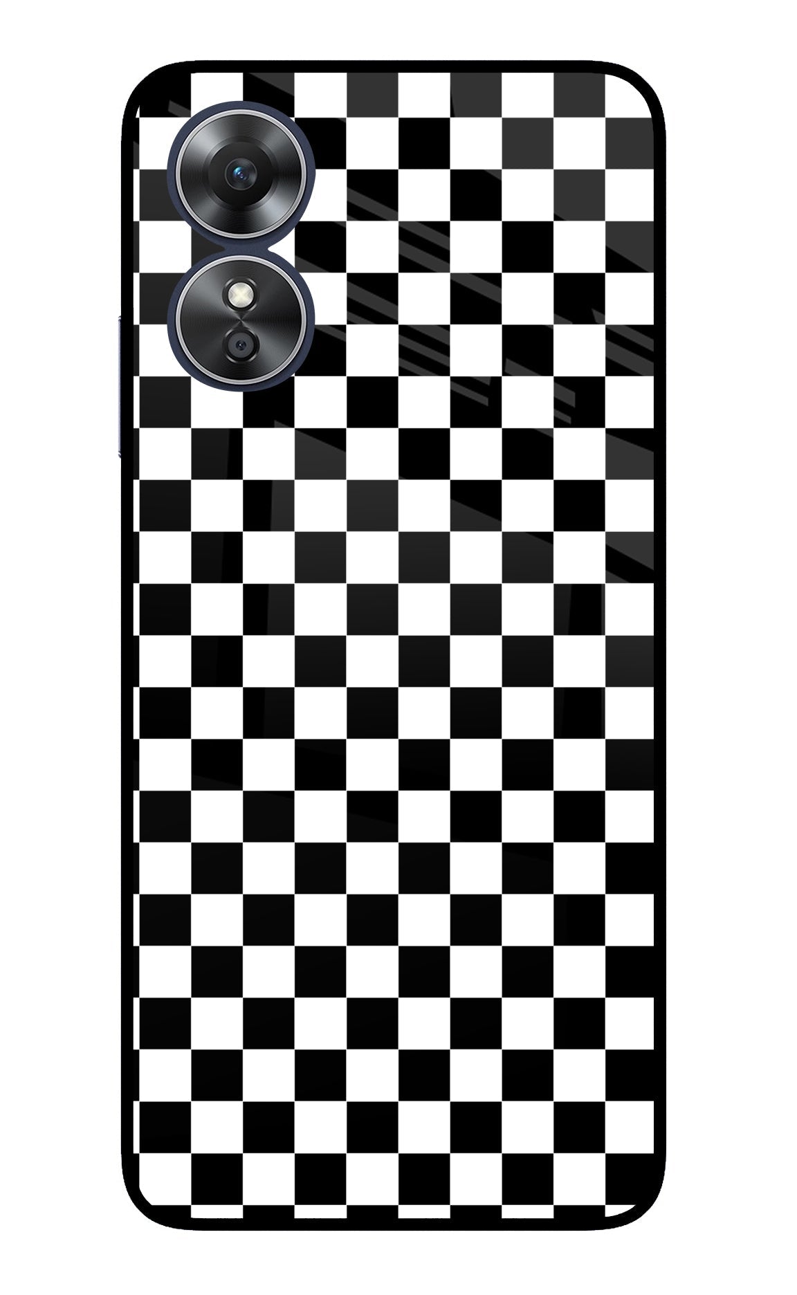 Chess Board Oppo A17 Back Cover