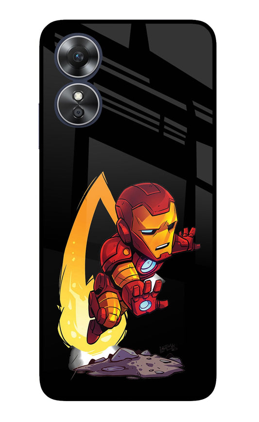 IronMan Oppo A17 Glass Case