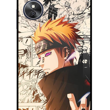 Pain Anime Oppo A17 Glass Case