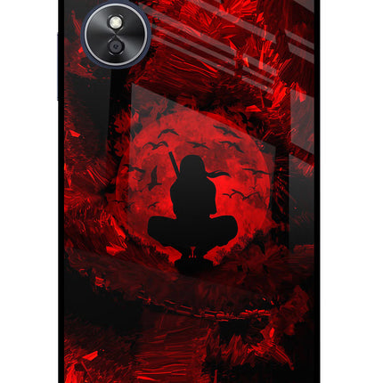 Itachi Uchiha Oppo A17 Glass Case