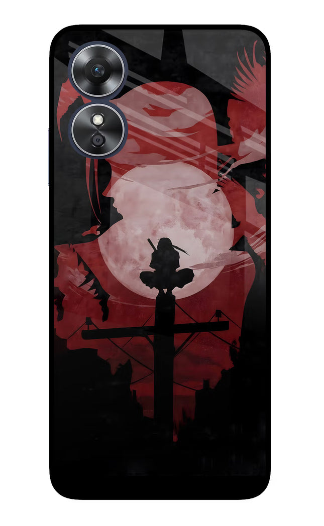 Naruto Anime Oppo A17 Glass Case Back Cover by Casekaro