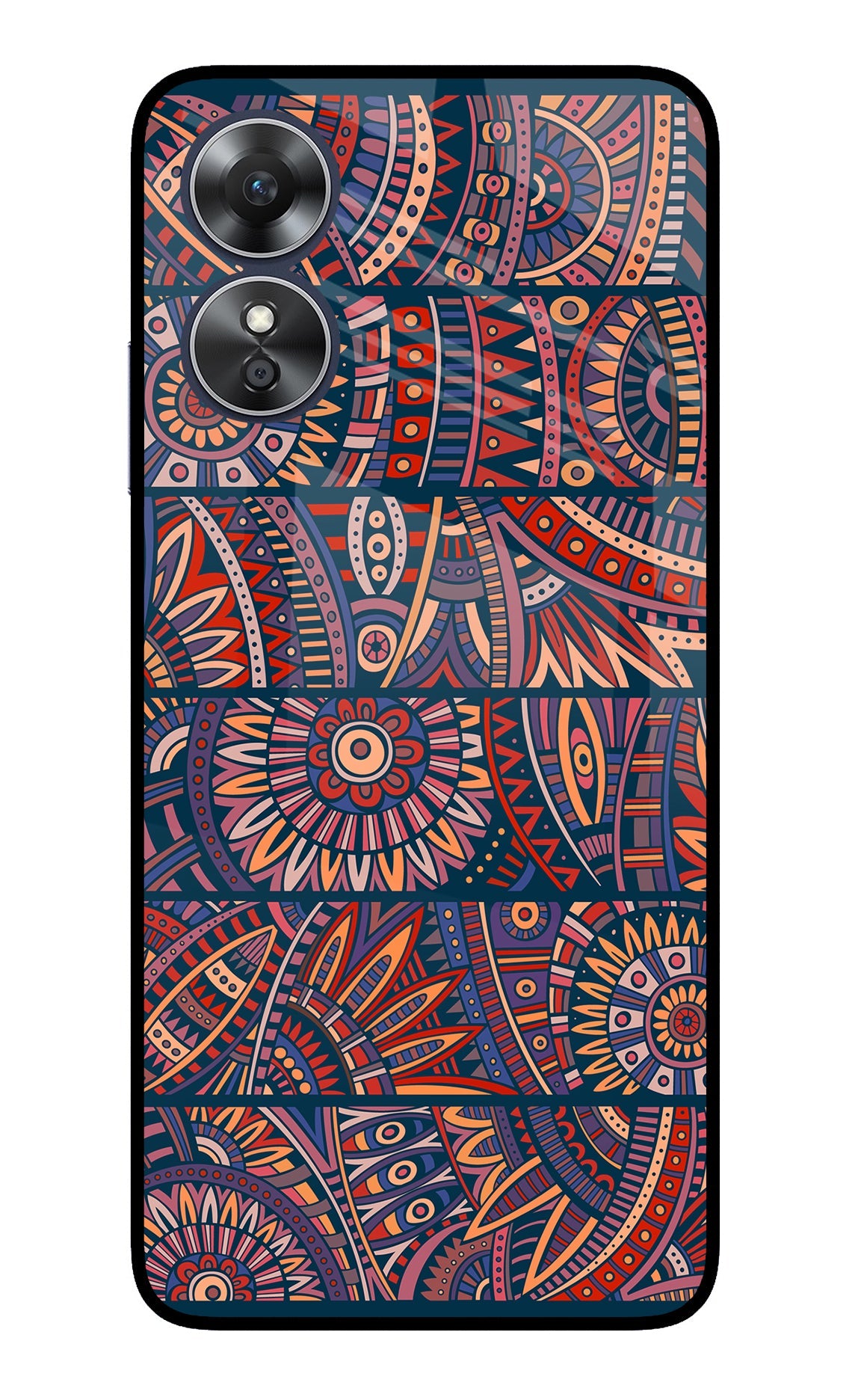 African Culture Design Oppo A17 Back Cover