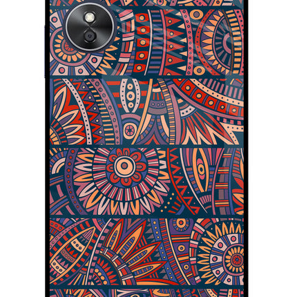 African Culture Design Oppo A17 Glass Case Back Cover by Casekaro