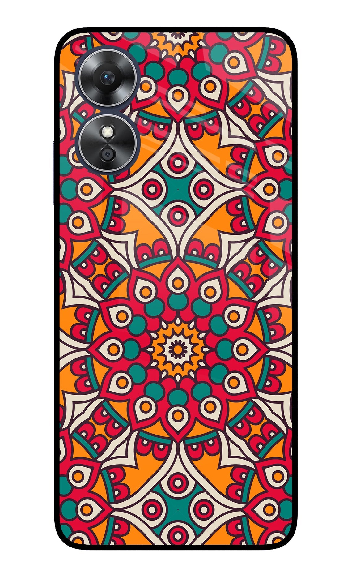 Mandala Art Oppo A17 Back Cover