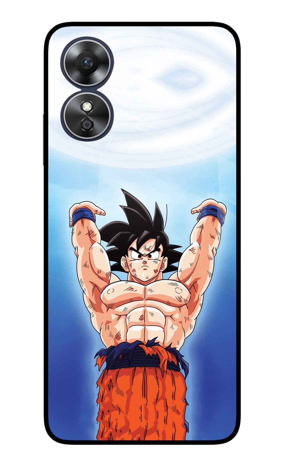 Goku Power Oppo A17 Back Cover