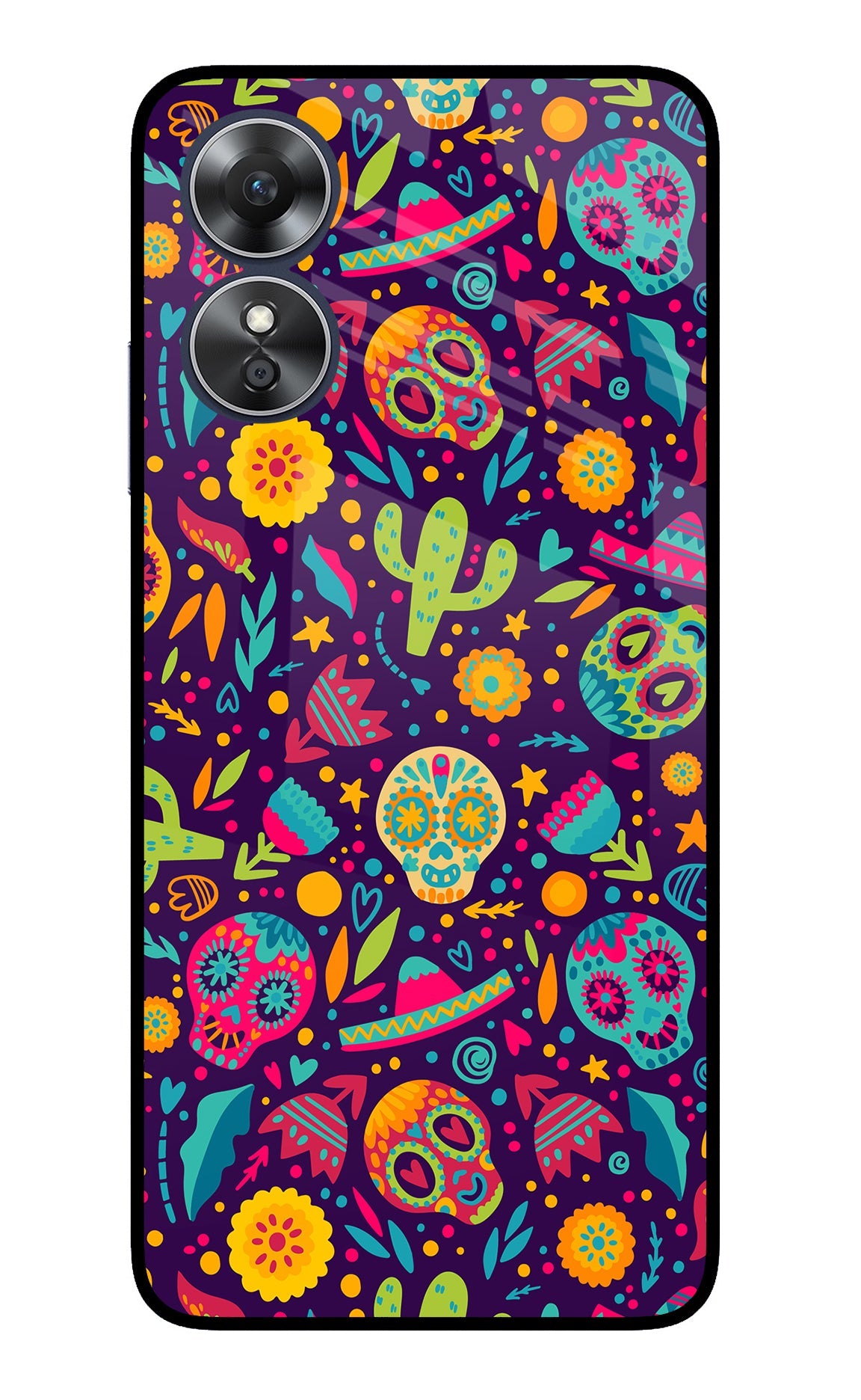 Mexican Design Oppo A17 Back Cover