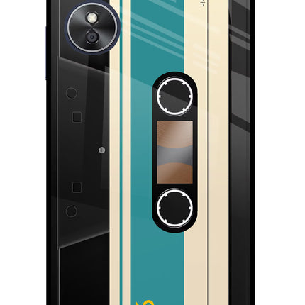 Cassette Oppo A17 Glass Case Back Cover by Casekaro