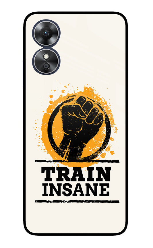 Train Insane Oppo A17 Glass Case