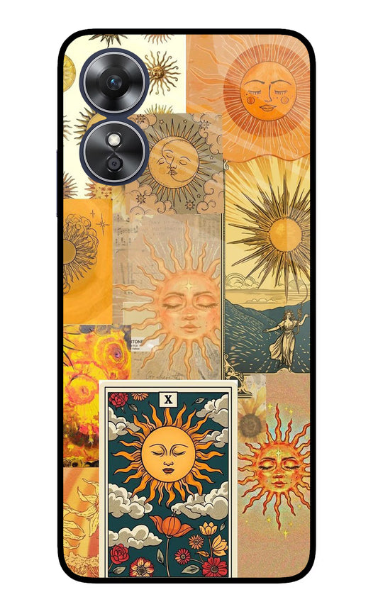 Sun Oppo A17 Glass Case