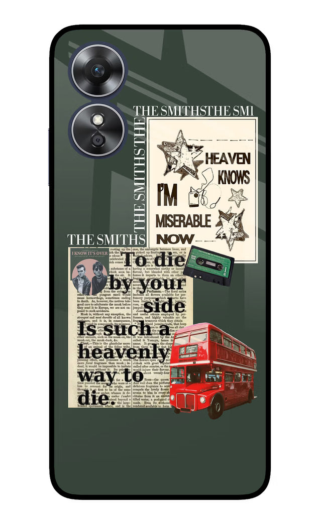 The Smiths Oppo A17 Glass Case