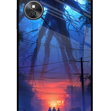 Ordinary Things Shadow Oppo A17 Glass Case Back Cover by Casekaro