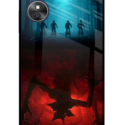 Ordinary Things Downside Up Oppo A17 Glass Case Back Cover by Casekaro