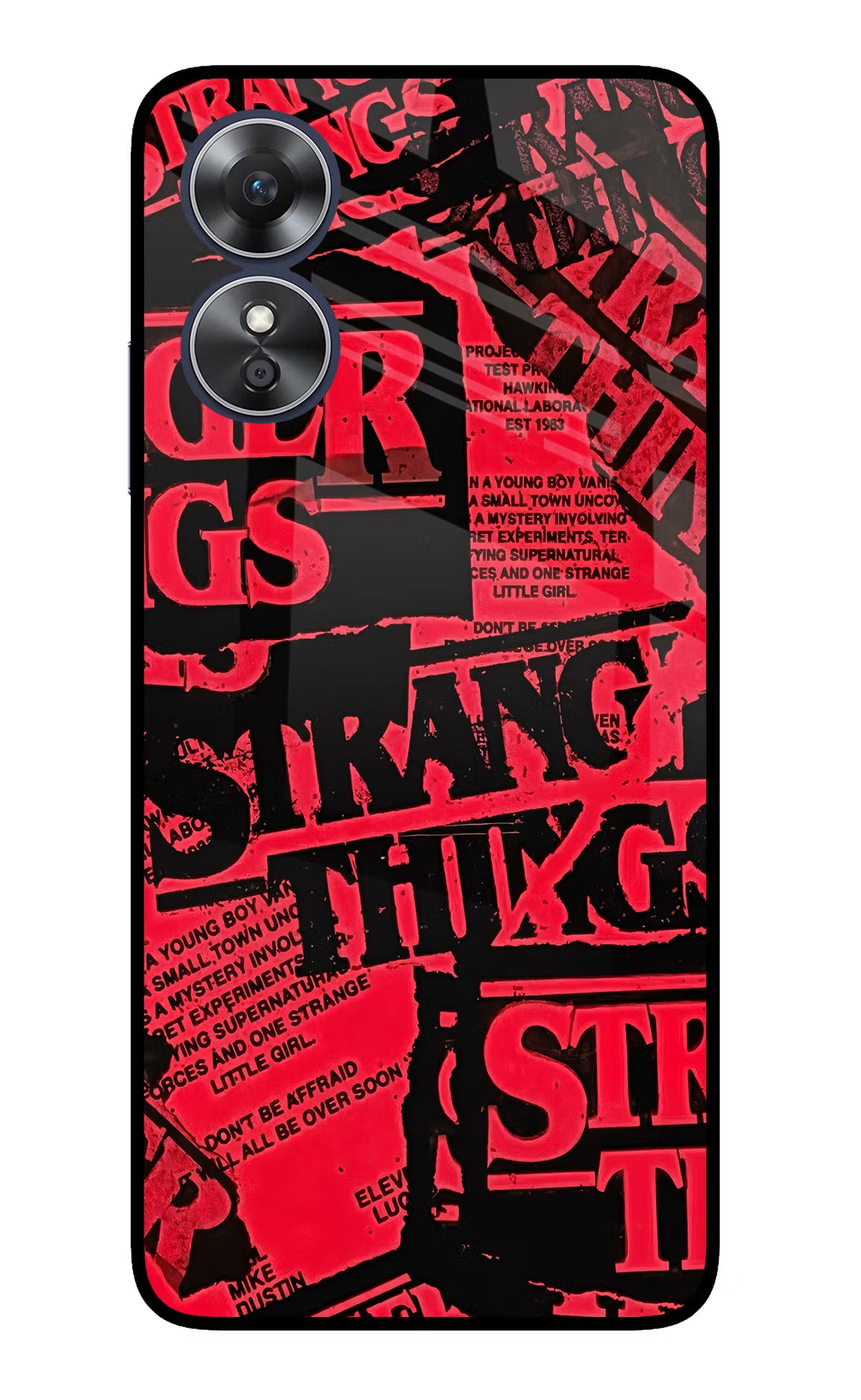 Ordinary Things Oppo A17 Glass Case