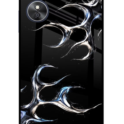 Chrome Tribal Oppo A17 Glass Case Back Cover by Casekaro