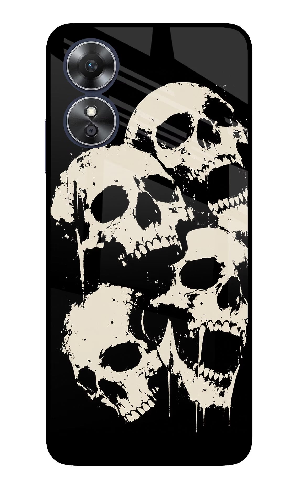 Dead Stack Oppo A17 Glass Case