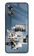 Miffy Oppo A17 Glass Case