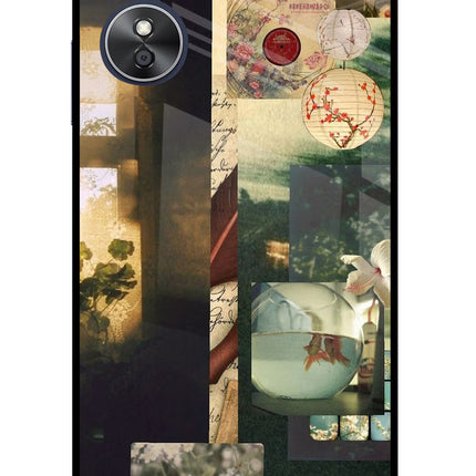 Summer Oppo A17 Glass Case Back Cover by Casekaro