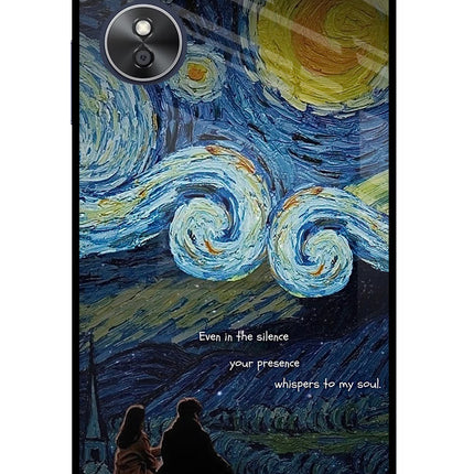 Softcore Oppo A17 Glass Case Back Cover by Casekaro