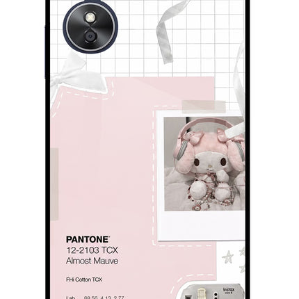 Pantone Asthetic Oppo A17 Glass Case Back Cover by Casekaro