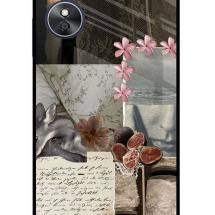 Midnight Sky Oppo A17 Glass Case Back Cover by Casekaro