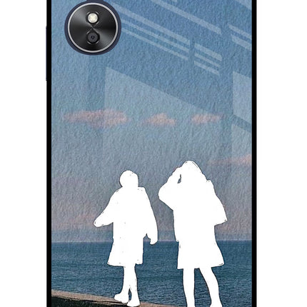 Coastal Dream Oppo A17 Glass Case Back Cover by Casekaro