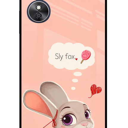 Judy Charm Oppo A17 Glass Case Back Cover by Casekaro